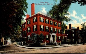Massachusetts Salem The Salem Club Built 1818