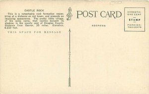 Colorado Castle Rock #8495 Railroad Depot Train Postcard 22-865