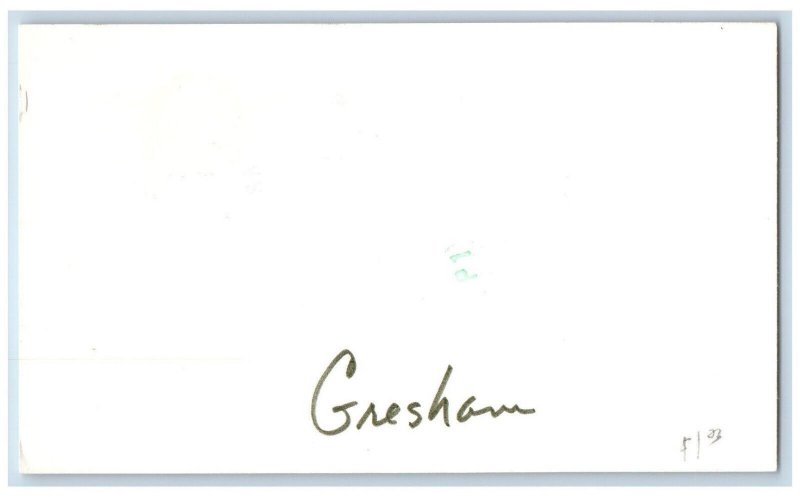 Gresham Wisconsin WI Peoria Illinois IL Postal Card V Steward Stamp 1978 DPO