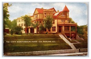 Tri-City Sanitarium Food Company Moline Illinois IL DB Postcard Y16