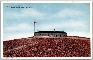 Colorado CO, Summit House, Mountain, Pikes Peak Auto Highway, Vintage Postcard