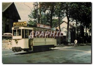 Postcard Modern Trams Fontainebleau Avenue de La Gare - Place Orloff in 1953