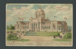 1904 PPC St Louis Worlds Fair Official Hold-To-Light Post Card Of Missouri------