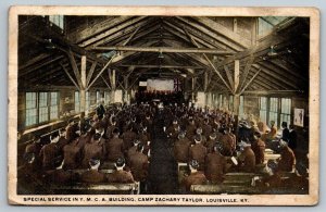 WW1  US Army  Camp Zachary Taylor  Louisville  Kentucky   Postcard  1918