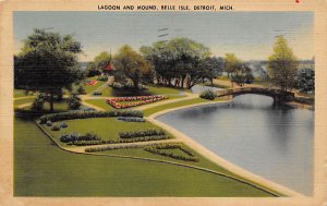 Belle Isle Park Lagoon And Mound - Detroit, Michigan MI