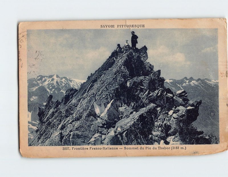 Postcard Summit of Pic du Thabor Mountain France