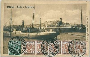 09606 vintage postcard - SARDINIA - CAGLIARI City: PORTO-