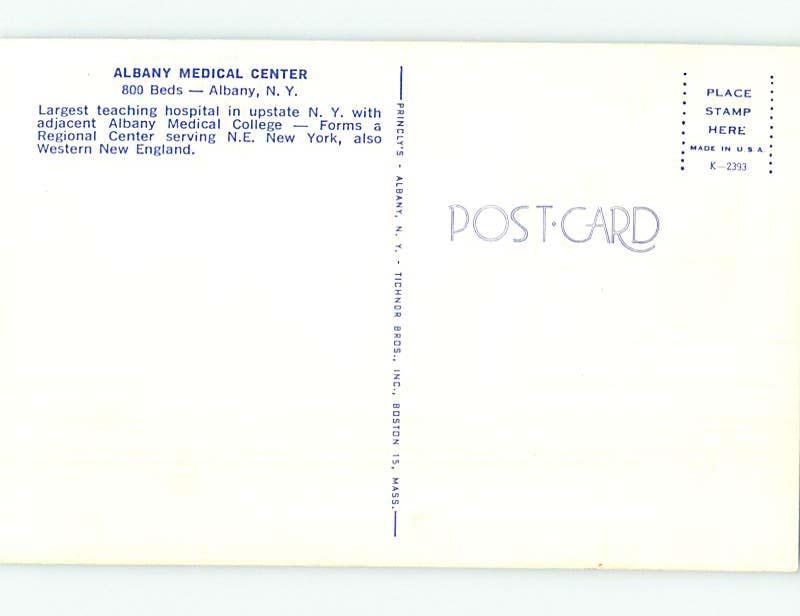 Unused Pre-1980 HOSPITAL SCENE Albany New York NY J8832