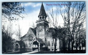 MARENGO, Illinois IL ~ BAPTIST CHURCH ca 1910s McHenry County Childs Postcard