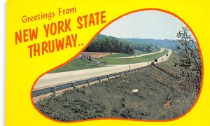 Greetings from New York State Thruway New York, USA Tunnel Unused 