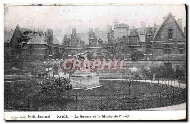 Old Postcard Collection The Paris Diary Square and the Museum of Cluny