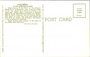 Postcard Reeds Spring Gateway to Table Rock Lake Missouri Ozarks