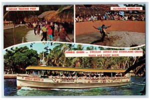 Jungle Queen ||| Fort Lauderdale Florida FL Multiview Vintage Unposted Postcard