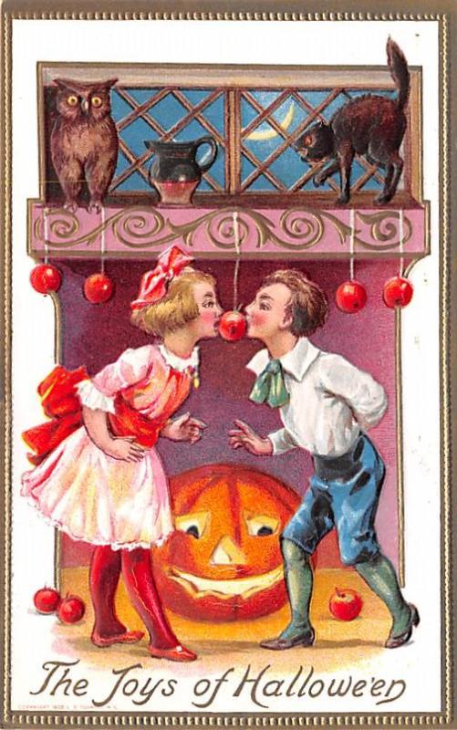 Halloween Post Card Old Vintage Antique Conwell Unused