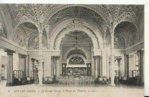 France Postcard - Aix-Les-Bains - Le Grand Cercle - Le Foyer Du Theatre  TZ12288