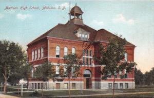 MADISON SOUTH DAKOTA HIGH SCHOOL~BLOOM BROS #1185 PUBL POSTCARD c1910s