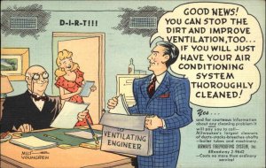 A/s MILT YOUNGREN Airways Fireproofing System MILWAUKEE WI AD LINEN PC