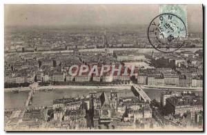 Old Postcard Lyon Vue Generale Taking Fourviere