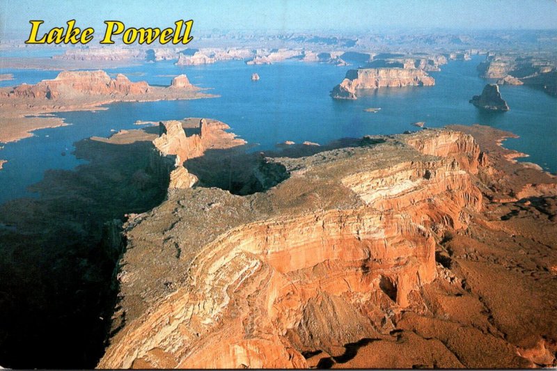 Arizona Aerial View Of Lake Powell 1991