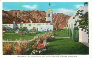 Postcard California Palm Springs El Mirador Hotel Administration Building 24-133