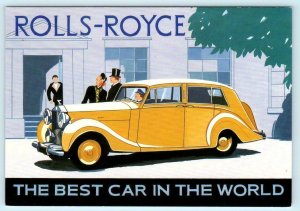 ROLLS ROYCE Art Deco Advertising - Artist COLIN ASHFORD Repro 4x6 Postcard