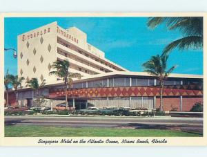 Pre-1980 SINGAPORE MOTEL Miami Beach Florida FL ho5046