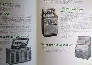 Wurlitzer Carousel + 2 Cassette Tape Jukebox Flyer Phonograph Art 8.5 x 11