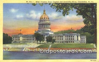 Charleston, West Virginia, WV State Capital USA Unused 