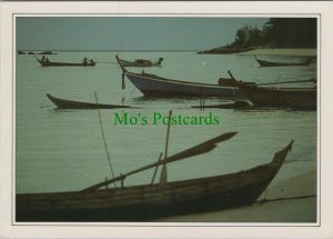 Thailand Postcard - 'Sea Gypsy' Fishing Boats, Thailand's West Coast RRR1194