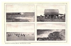 Connecticut Stonington  Stanton's Bathing Beach, Multi-view, cancelled 1910