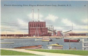 Electric Generating Plant Niagara Mohawk Power Corp Dunkirk New York