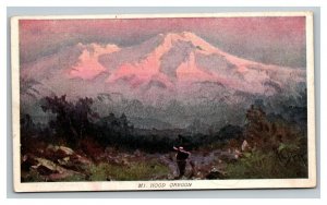 Vintage 1900's Advertising Postcard - Local Insurance Agent - Mt. Hood Oregon