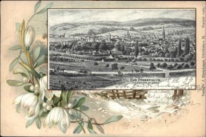 BAD DURKHEIM GERMANY vom Spielberg aus Geschen Antique Postcard