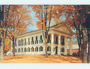 Pre-1980 COURTHOUSE SCENE Newfane Vermont VT d2798