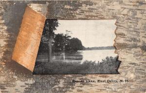 East Derry New Hampshire Beaver Lake Waterfront Antique Postcard K85782