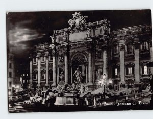 Postcard Fontana di Trevi Rome Italy