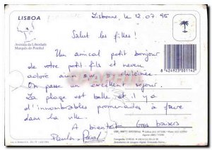 Postcard Modern Lisboa Avenida da Liberdade Marques do Pombal