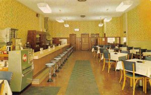 Island Cafe Interior Minocqua Wisconsin postcard