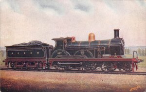 South Eastern & Chatham Railway Express Railroad Train British 1910c postcard