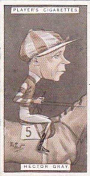 Player Vintage Cigarette Card Racing Caricatures 1925 No 19 Hector Gray