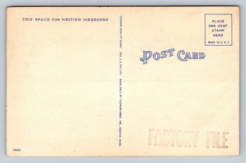 WW2  USO Club  Red Bank  New Jersey  Postcard