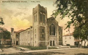 Postcard Early View of Methodist Protestant Church, Tiffin, OH.       W6