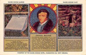 Daniel Boone Marker, Daniel Boone Cave - Charleston, West Virginia WV  