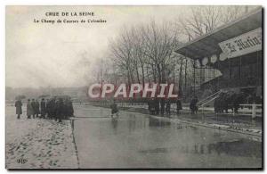 Old Postcard Horse Riding Equestrian Crue of the Seine Colombes The Racecourse