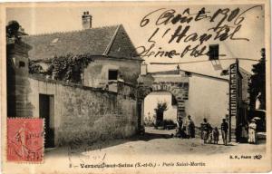 CPA VERNEUIL-sur-SEINE - Porte-St-MARTIN (165706)