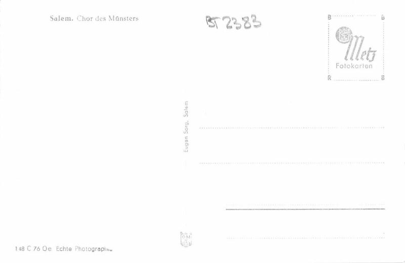 BT2383 Salem Chor des Munsters        Germany