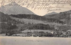 Abwinkel am Tegernsee Germany panoramic birds eye view antique pc Y15306