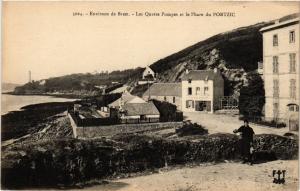 CPA Env. de BREST - Les Quatre Pompes et le Phare du Portzic (252969)