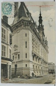 France SENS Le Nouvet Hotel de Ville Facade laterale c1904 Postcard L14