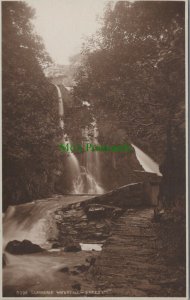 Wales Postcard - Llanberis Waterfall, Caernarfonshire  Ref.RS29213